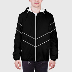 Куртка с капюшоном мужская Олимпийка Андрея из пацанов, цвет: 3D-белый — фото 2