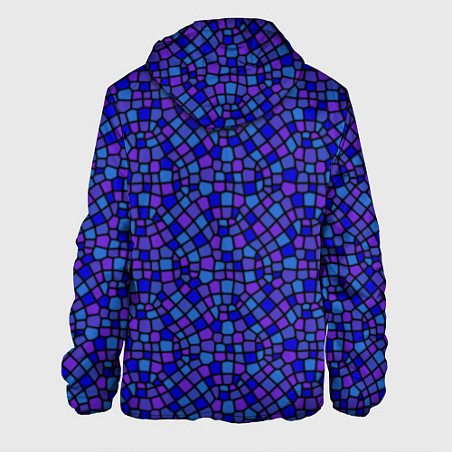 Мужская куртка Паттерн витражной мозаики / 3D-Черный – фото 2