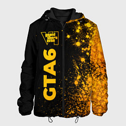 Мужская куртка GTA6 - gold gradient по-вертикали