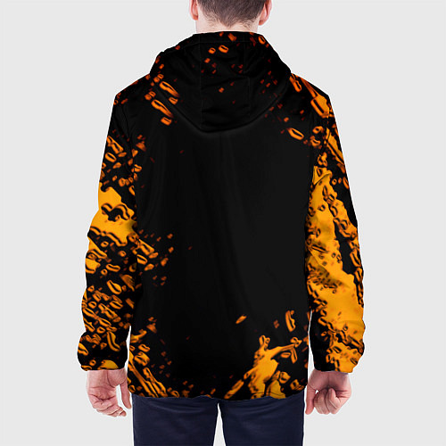 Мужская куртка Half life orange splash city 17 / 3D-Черный – фото 4