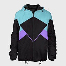 Куртка с капюшоном мужская Ретро олимпийка, цвет: 3D-черный