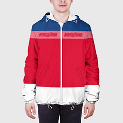 Куртка с капюшоном мужская Молодежка: форма, цвет: 3D-белый — фото 2