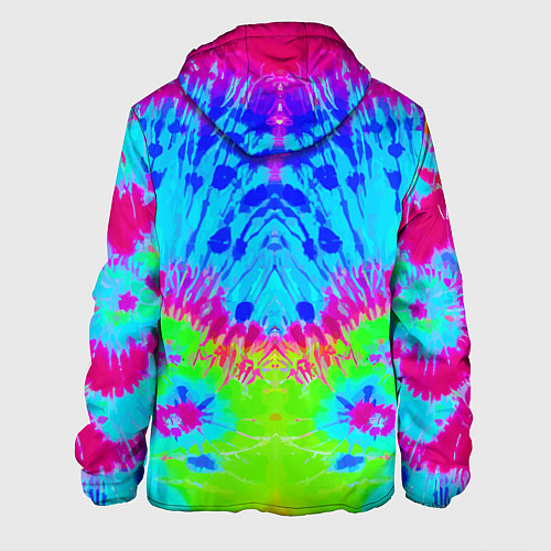 Мужская куртка Tie-Dye abstraction / 3D-Белый – фото 2