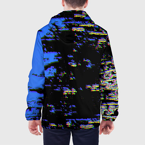 Мужская куртка BMW краски абстракция / 3D-Черный – фото 4