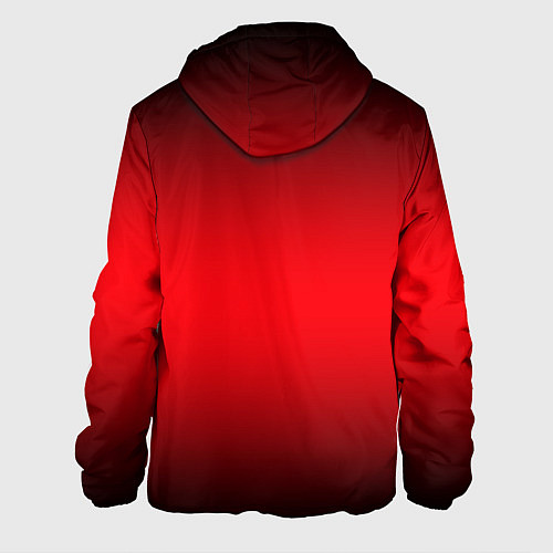 Мужская куртка Градиент чёрно-красно-чёрный / 3D-Черный – фото 2