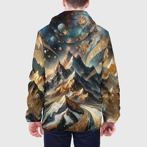 Мужская куртка Золотые горы / 3D-Черный – фото 4