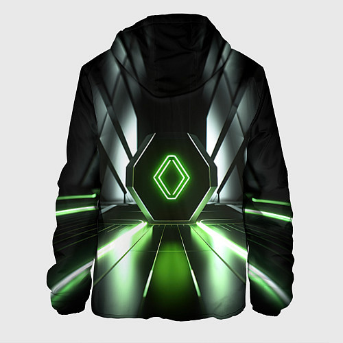 Мужская куртка Зеленый луч / 3D-Белый – фото 2