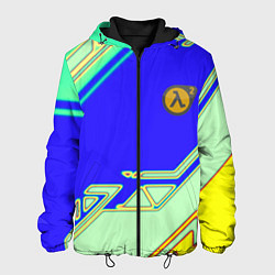 Куртка с капюшоном мужская Half life sport game, цвет: 3D-черный