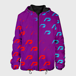 Мужская куртка НФС лого градиент текстура