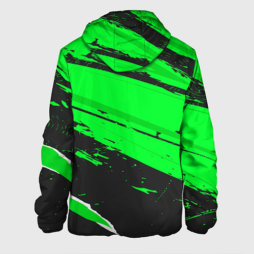 Мужская куртка Bayer 04 sport green / 3D-Черный – фото 2