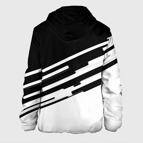 Мужская куртка Ювентус спорт текстура / 3D-Белый – фото 2