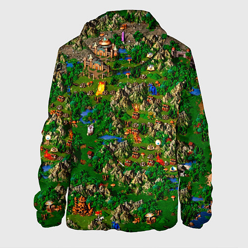 Мужская куртка Карта из Героев 3 / 3D-Белый – фото 2