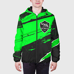 Куртка с капюшоном мужская Roma sport green, цвет: 3D-черный — фото 2
