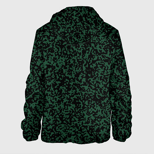 Мужская куртка Чёрно-зелёный пятнистый / 3D-Черный – фото 2