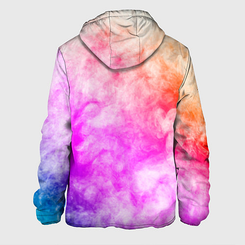 Мужская куртка Colorful smoke 1 / 3D-Белый – фото 2