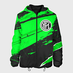 Куртка с капюшоном мужская Inter sport green, цвет: 3D-черный