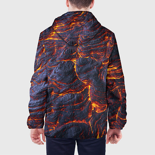 Мужская куртка Вулканическая лава / 3D-Черный – фото 4