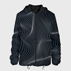 Куртка с капюшоном мужская Черная аннигиляция, цвет: 3D-черный