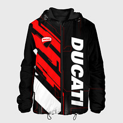 Мужская куртка Ducati - красный технологический