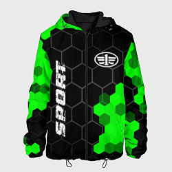 Мужская куртка FAW green sport hexagon