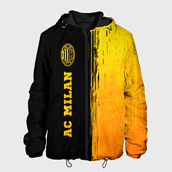 Мужская куртка AC Milan - gold gradient по-вертикали