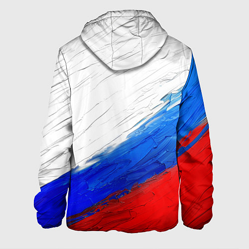 Мужская куртка Триколор красками / 3D-Белый – фото 2