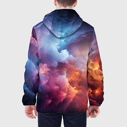 Мужская куртка Облачный космос / 3D-Черный – фото 4