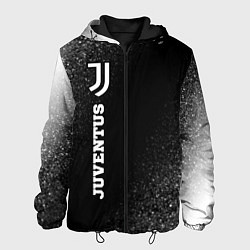 Мужская куртка Juventus sport на темном фоне по-вертикали