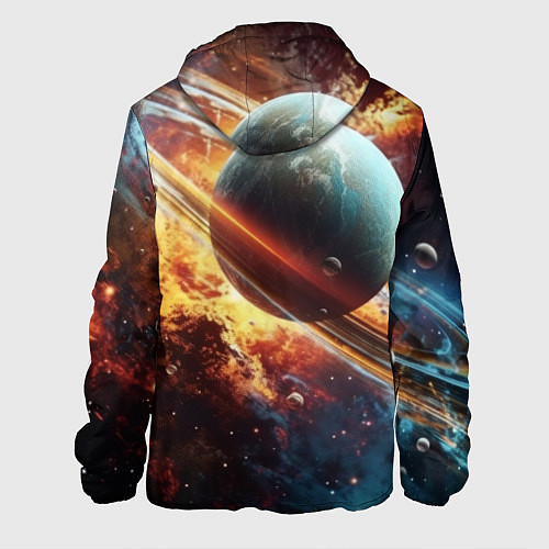 Мужская куртка Большая планета / 3D-Белый – фото 2