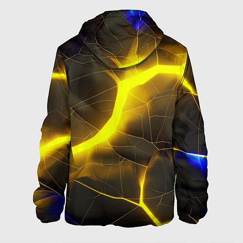 Мужская куртка Желтое неоновое свечение / 3D-Черный – фото 2