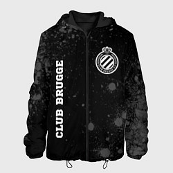 Мужская куртка Club Brugge sport на темном фоне вертикально