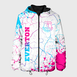 Мужская куртка Everton neon gradient style вертикально