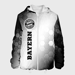 Куртка с капюшоном мужская Bayern sport на светлом фоне по-вертикали, цвет: 3D-белый