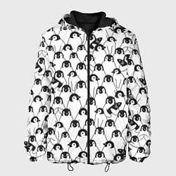 Мужская куртка Узор с пингвинами