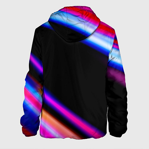 Мужская куртка Radiohead neon rock lights / 3D-Черный – фото 2