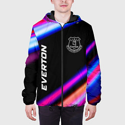 Куртка с капюшоном мужская Everton speed game lights, цвет: 3D-черный — фото 2