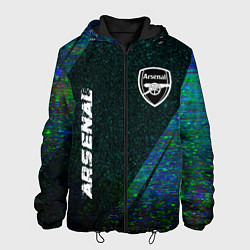 Мужская куртка Arsenal glitch blue