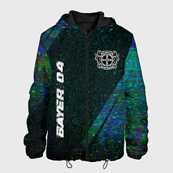 Мужская куртка Bayer 04 glitch blue