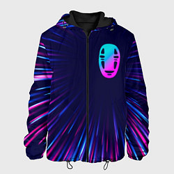 Куртка с капюшоном мужская Spirited Away neon blast lines, цвет: 3D-черный