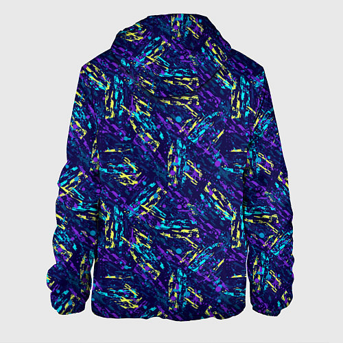 Мужская куртка Абстрактный узор с концепцией / 3D-Черный – фото 2