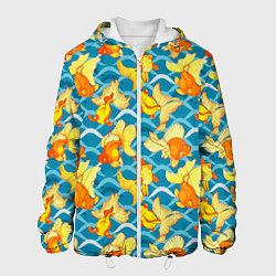 Мужская куртка Разноцветные золотые рыбки