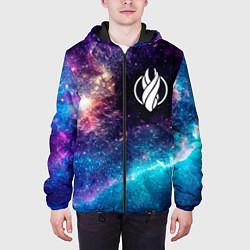 Куртка с капюшоном мужская Dead Space space game, цвет: 3D-черный — фото 2