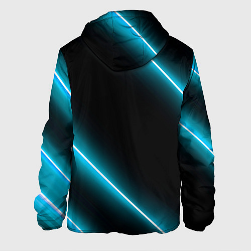 Мужская куртка Hoffenheim неоновые лампы / 3D-Черный – фото 2