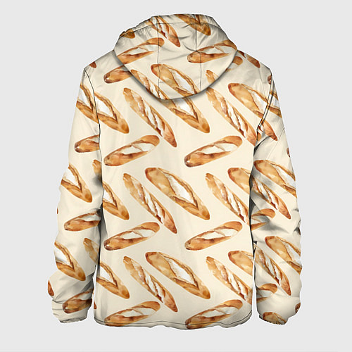 Мужская куртка The baguette pattern / 3D-Черный – фото 2