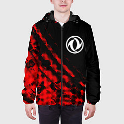Куртка с капюшоном мужская Dongfeng sport grunge, цвет: 3D-черный — фото 2
