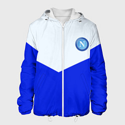 Куртка с капюшоном мужская Napoli fc geometry, цвет: 3D-белый