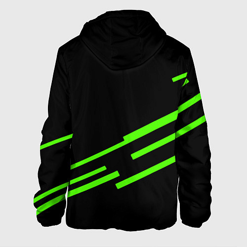 Мужская куртка Razer line green / 3D-Черный – фото 2