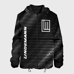 Куртка с капюшоном мужская Lindemann metal rock lines, цвет: 3D-черный