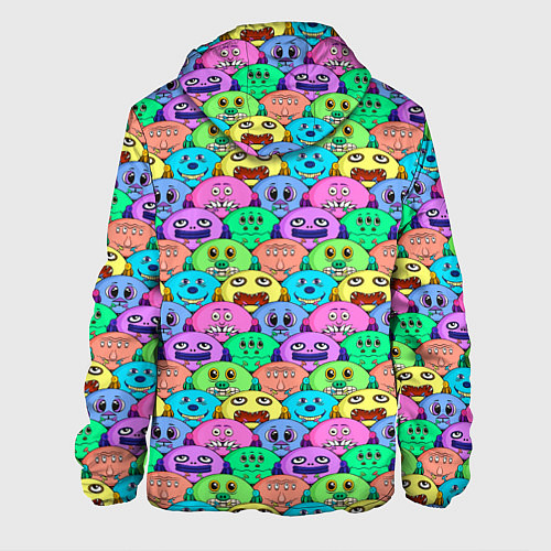 Мужская куртка Мультяшные персонажи монстрики / 3D-Белый – фото 2