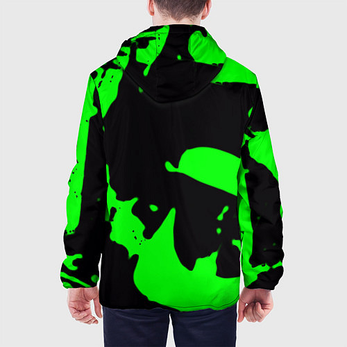 Мужская куртка Razer кислотный стиль краски / 3D-Черный – фото 4